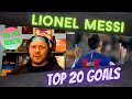 CANADIAN NHL FAN Reacts to Lionel Messi - Top 20 Goals of The GOAT