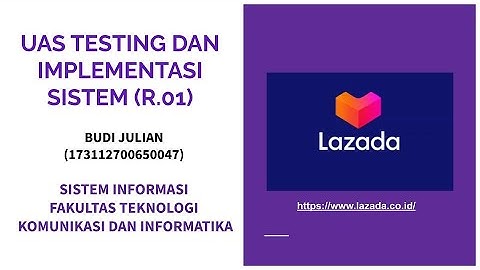 TESTING DAN IMPLEMENTASI SISTEM UAS R.01
