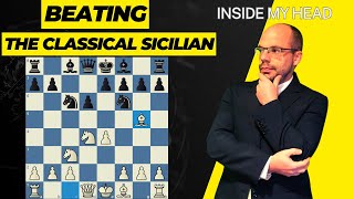 Battling the Classical Sicilian - Inside My Head     Chesscoachandras (2445) vs hotshotjelly (2034)