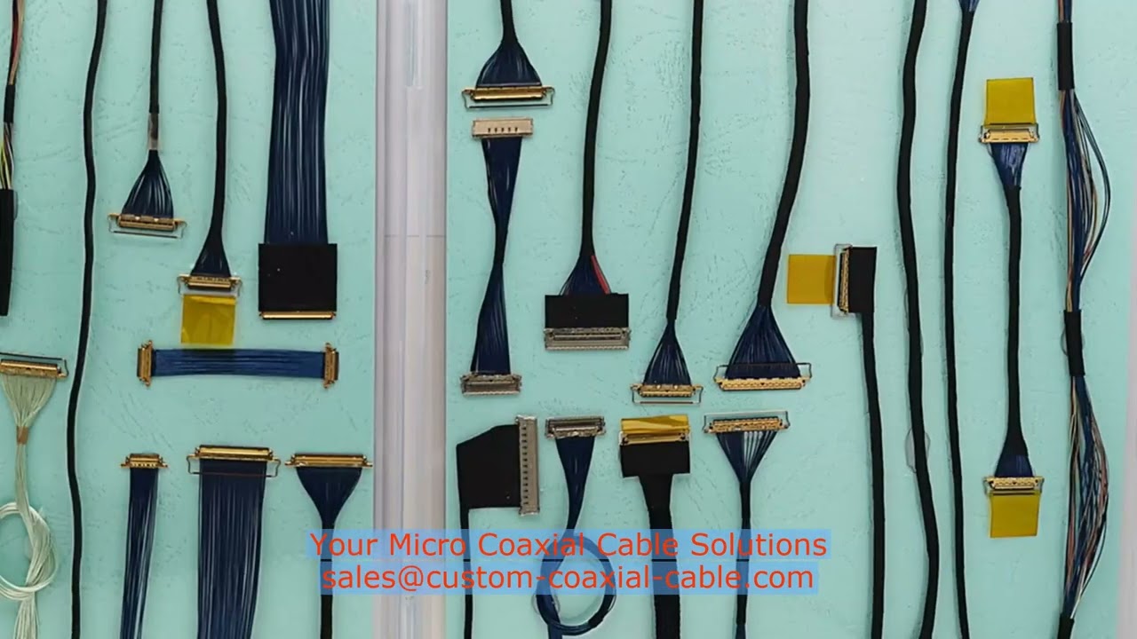 Specialized micro-coax harness cable ODM Customize Manufactured with Reliability for Medical Dev Mul