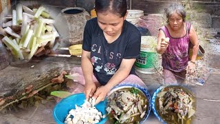 แกงน่อไม้ไส่เหัดหูหนู//ແກງນໍ່ໄມ້ໄສ່ເຫັດຫູໜູ