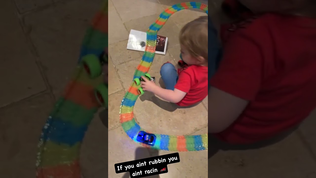 Baby SID and his new car track 🥰 