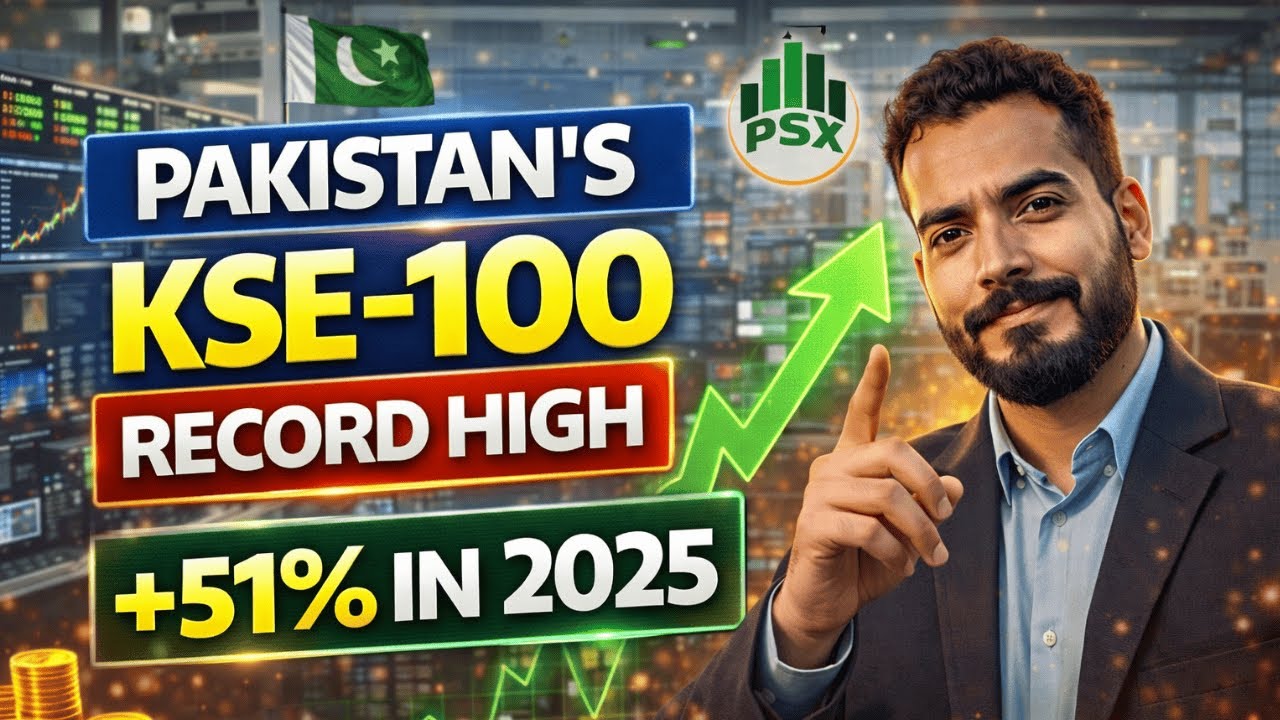 Pakistan’s KSE-100 Hits Record Highs: A Stellar 51% Return in 2025