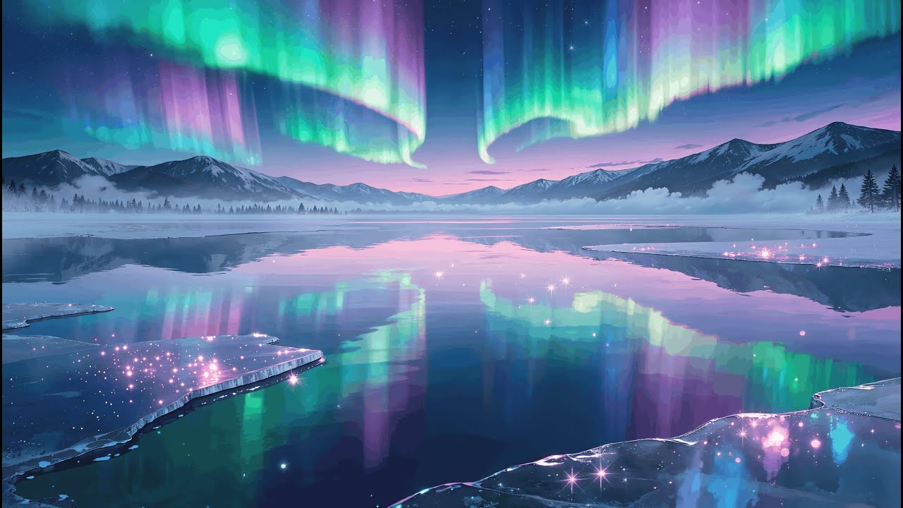 (No Ads) Arctic Sleep Music for Deep Rest • Anxiety Relief • Calm Mind & Melatonin Boost