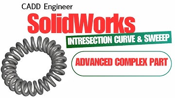 SolidWorks Intersection Curve Explained | Sweep vs Surface Sweep
