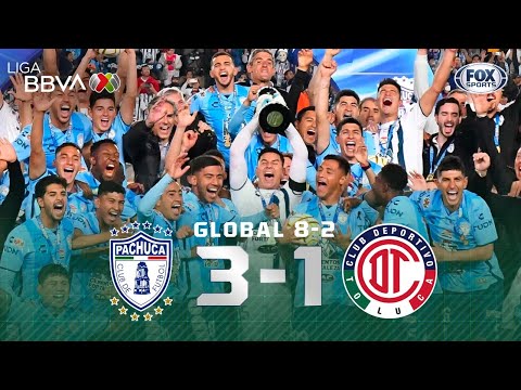 Paliza y título para Tuzos, ¡Guillermo Almada es campeón! | Pachuca 3-1 Toluca | Liga MX