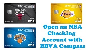 Open an NBA Checking Account with BBVA Compass