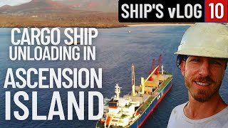 UNLOADING STONE AT ASCENSION ISLAND | TUG AND BARGE OPERATION | SHIP'S vLOG 10 by Joe Franta. Ship 269,961 views 1 year ago 16 minutes