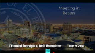 Financial and Audit Oversight Committee Meeting