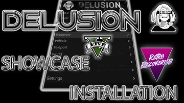 DELUSION v2 GTA V Mod Menu - Installation Guide + Showcase - Undetected + Max ALL Stats - GTA V