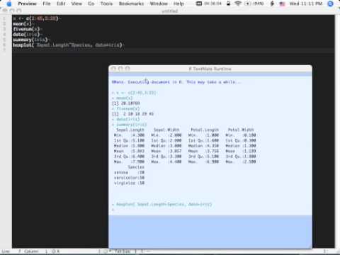 R and Sweave HOWTO, for Textmate