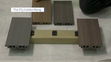 How to fix decking boards using the iFly hidden fixing