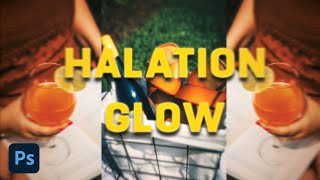 How To Add Glow & Halation - Adobe Photoshop Tutorial 4K