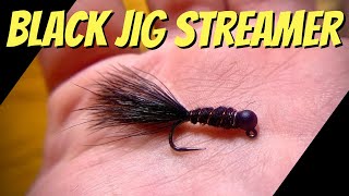 Fly Tying Tutorial | Black Jig Streamer