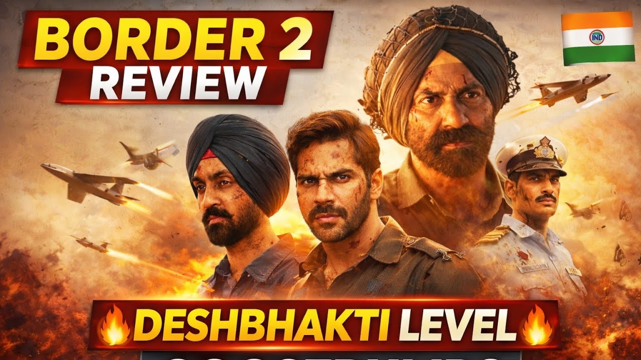 Border 2 Movie Review Sunny Deol दमदार Varun Dhawan Diljit Dosanjh 