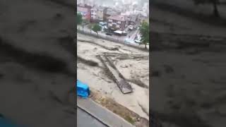 Kastamonu Inebolu Pazar Köprüsü Sel Felaketi Çöktü