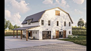 2 Story Modern Barndo House | Plan 963-00790