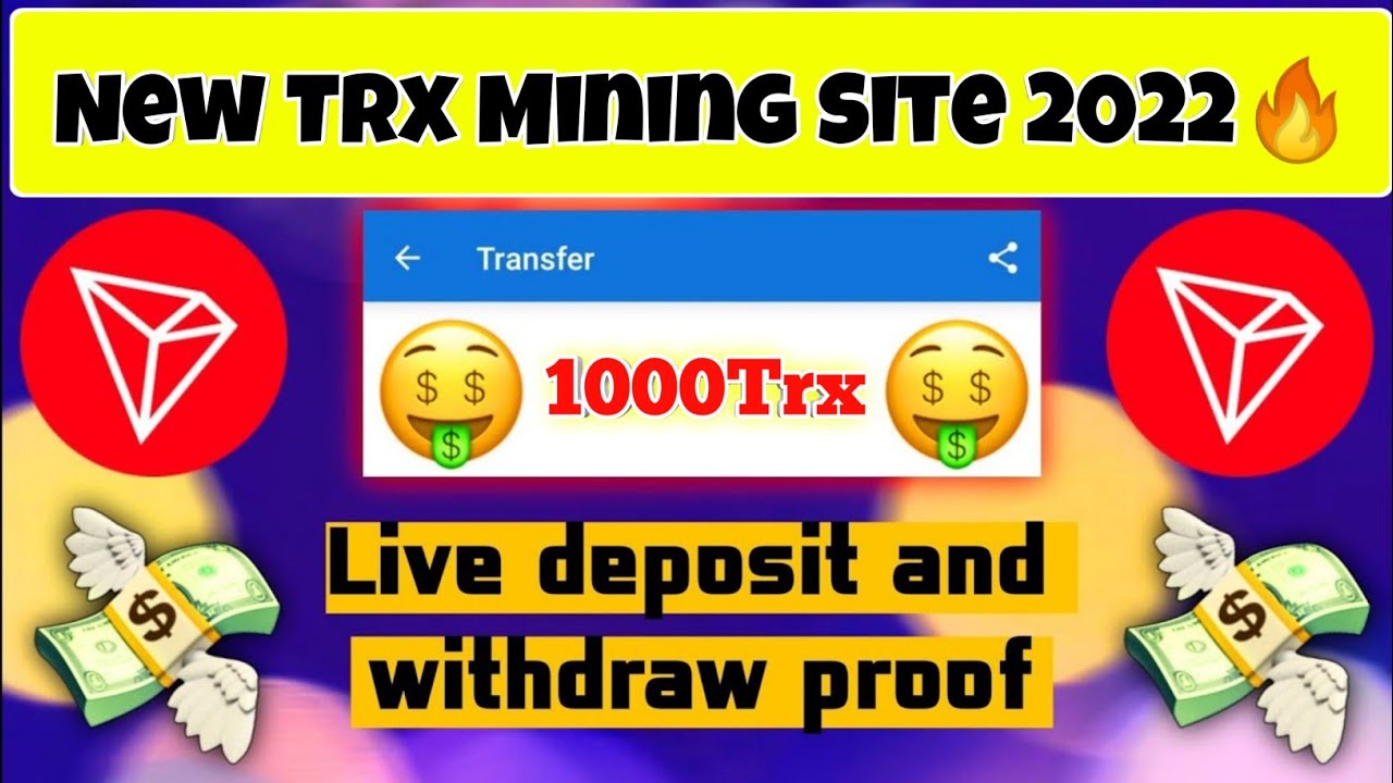 New Tron Mining Website || New Trx Earning Site 2022