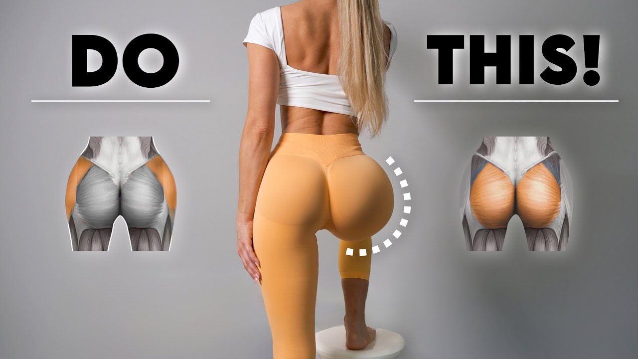 From PANCAKE to CAKE BOOTY! 14 Exercises to Grow & Pump Your Butt, No Equipment, At Home Workout