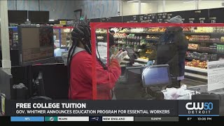 Whitmer Announces Free College Tuition For Frontline Workers in Michigan