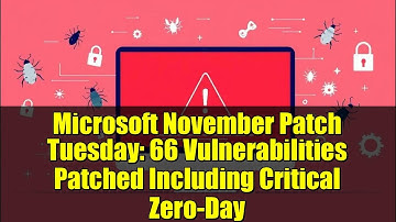Microsoft November Patch Tuesday: 66 Vulnerabilities Patched Including Critical Zero-Day
