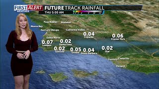 A slight chance of isolated and scattered thunderstorms lingers Wednesday