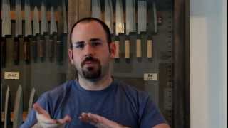 Sharpening Double Bevel Knives (A Lecture)- Japanese Knife Imports