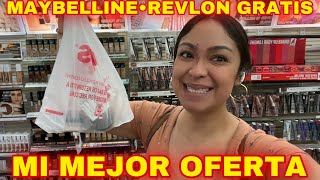 🚨 AMANECIMOS CON LAS MEJORES OFERTAS **COSMETICOS** GRATIS. MAYBELLINE•REVLON 💨