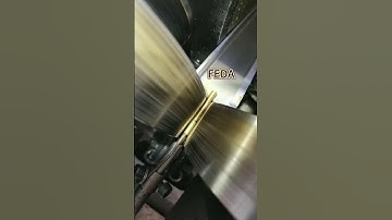 FEDA thru feed thread rolling machine FD-12T.  #machine #manufacturing #factory #auto