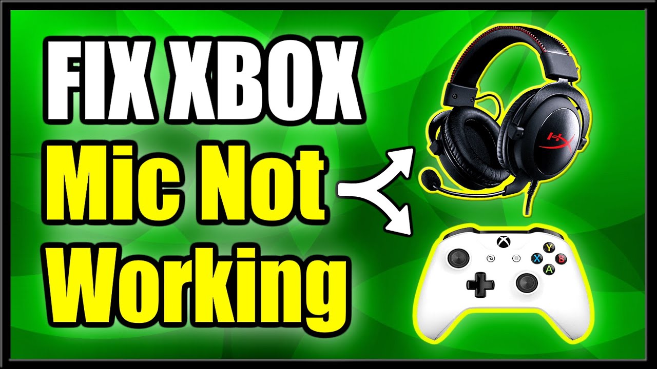 to Fix Mic On Xbox One to Talk to People (Headphone Jack Mic Broken?) - YouTube