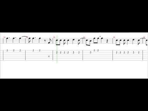 Ricky Martín - Living La Vida Loca (Partitura Para Guitarra)