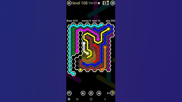 How To Solve Flow Free Hexes Worm Pack Level 108 13x13 Board Hard Walk Through Solution Walkthrough