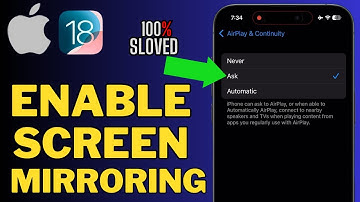 How To Turn On Screen Mirroring On iPhone iOS 18 | Features