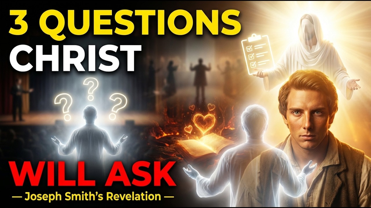 Joseph Smith SAW the 3 Questions Christ Will Ask You Privately — 95% Are Not Prepared