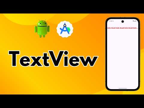 TextView in Android Studio | How to Design TextViews for Android Studio