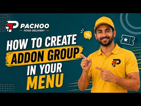 How to create Addon group in your menu