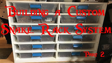 Building a Custom Snake Rack System (Part 2)