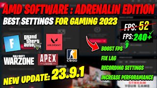 AMD Radeon Software New update 23.9.1 (2023 FOR Best Setting Gaming)