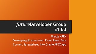 Oracle APEX Application Development using Spreadsheet screenshot 2