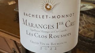 Bachelet Monnot Maranges 1Er Cru Les Clos Roussots 2022 - 8 Avril 2025
