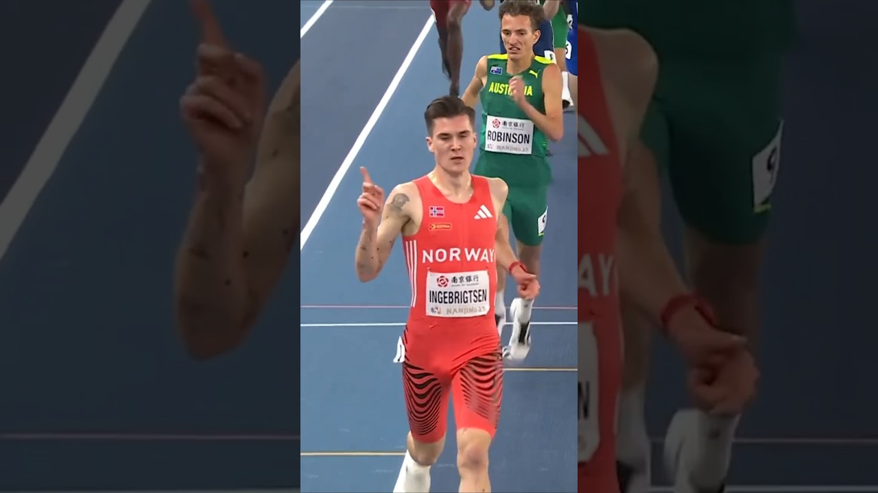 🔥 Jakob Ingebrigtsen: First Gold at World Indoor Champs! 🥇