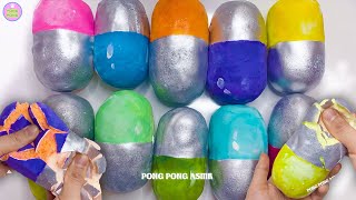 Plaster Clay Cracking! Destroying Pills asmr 무지개 알약 석고 점토 부수기 錠剤 石膏クレイクラッキング