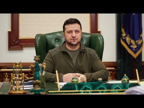 Звернення Президента України Володимира Зеленського ввечері дванадцятого дня війни.