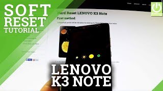 How to Remove the Battery in LENOVO K3 Note - How to Soft Reset LENOVO K3 Note screenshot 1