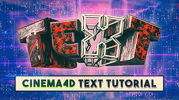 How To Make Insane 3D Text Renders In Cinema4D (Voice Tutorial)