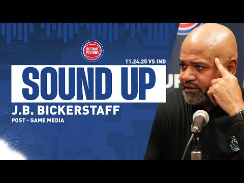 Post-Game Press Conference: J.B. Bickerstaff | Pistons vs. Pacers | 11.24.2025