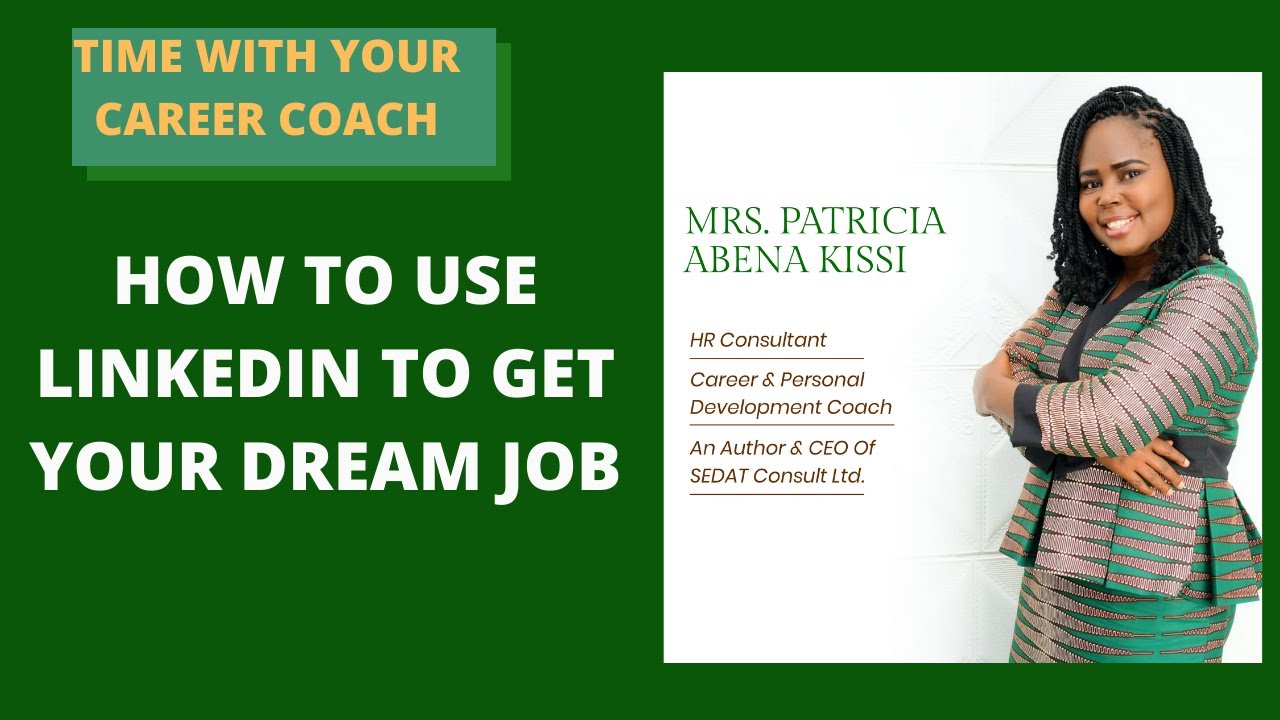 HOW TO USE LINKEDIN TO GET YOUR DREAM JOB - YouTube