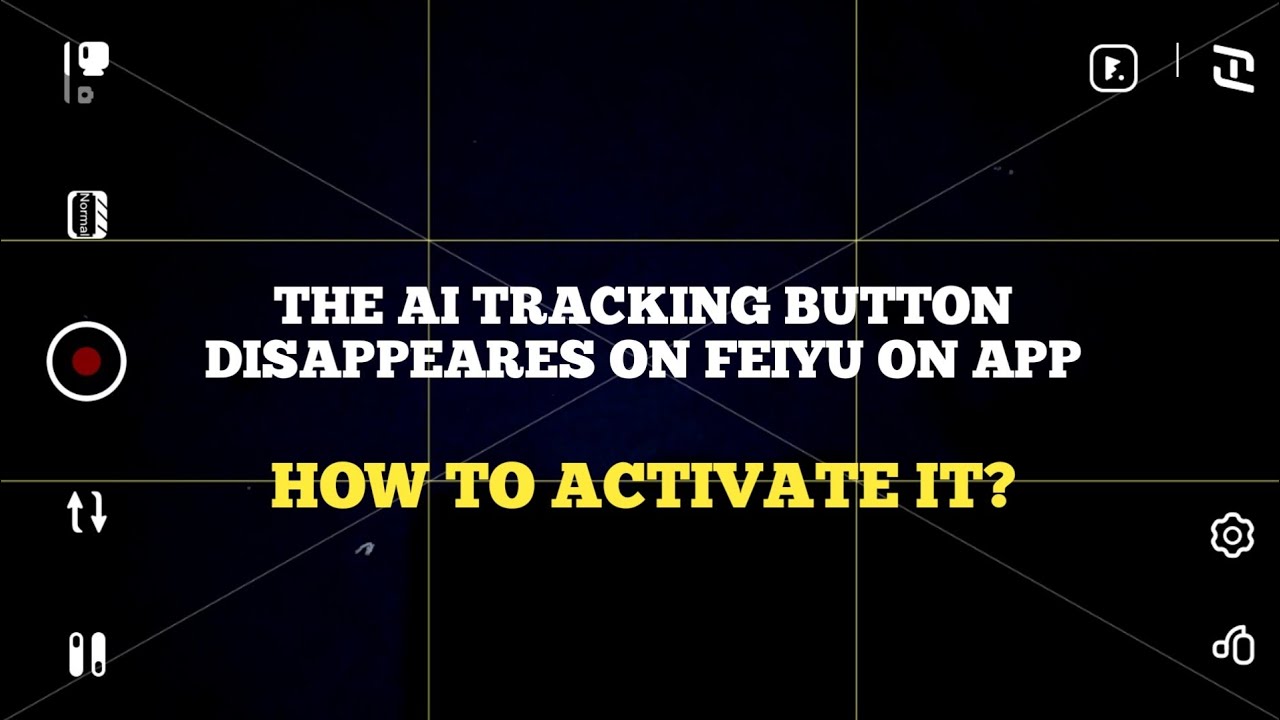 HOW TO ACTIVATE AI TRACKING for The Latest Feiyu ON App (Android and iOS)