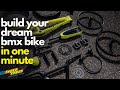 Building your dream bmx bike in under one minute