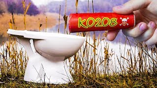 Big Firecracker Vs Toilet